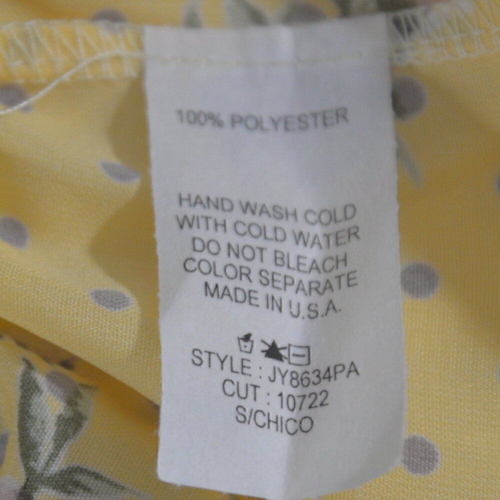 2/$10 Yellow Kimono Jacket MUST BUNDLE FOR 2/$10 PRICE - Picture 7 of 7
